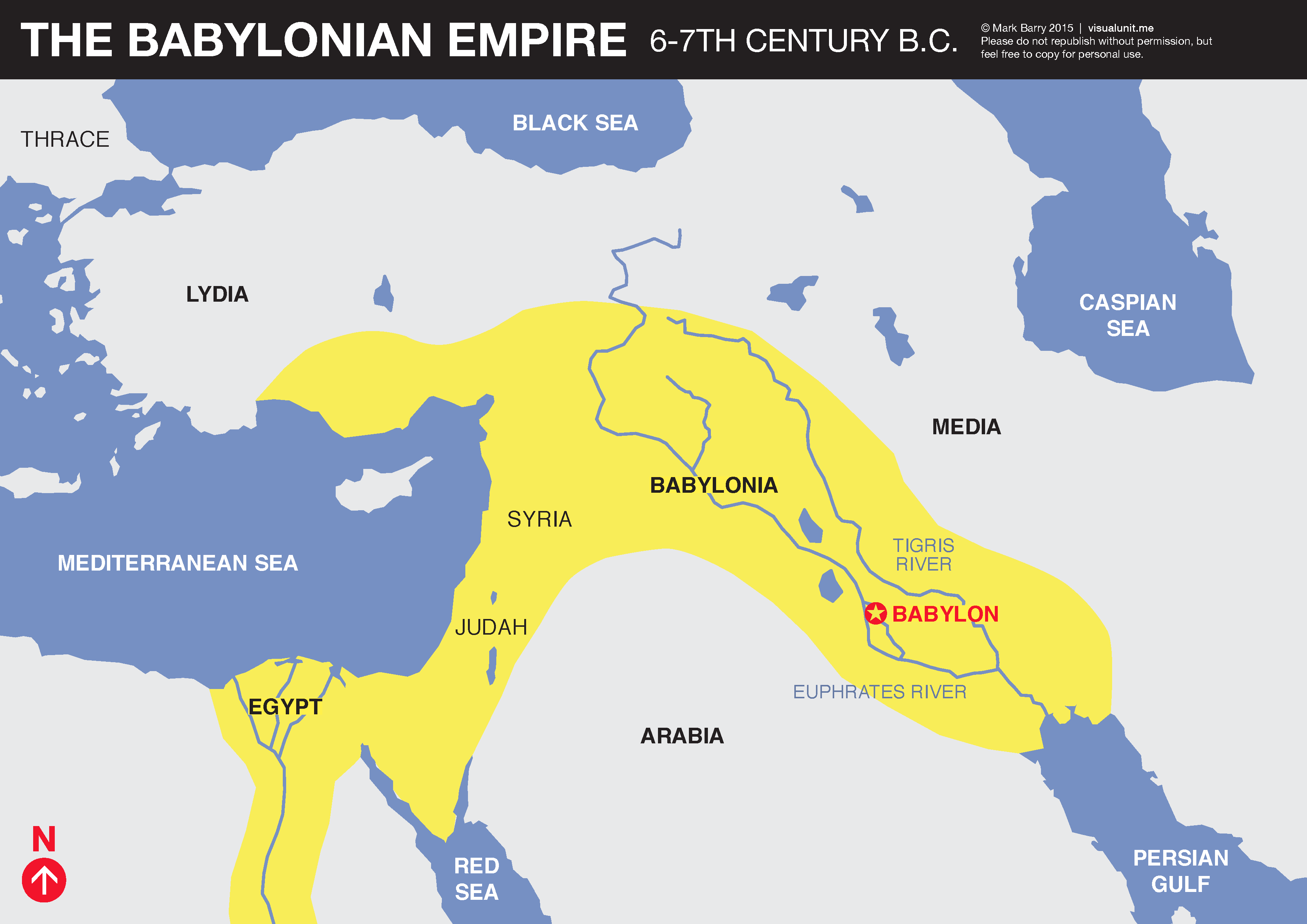 Babylonian Empire map | VISUAL UNIT